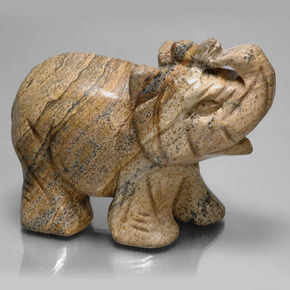 يشب أو جاسبر متعدد الألوان طبيعي، شكل خيالي، 576.48 قيراط، غير شفاف