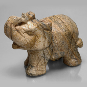 يشب أو جاسبر متعدد الألوان طبيعي، شكل خيالي، 576.48 قيراط، غير شفاف