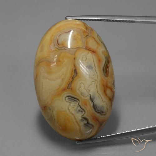 58.72ct طبيعي متعدد الألوان يشب أو جاسبر, بيضوي, غير شفاف