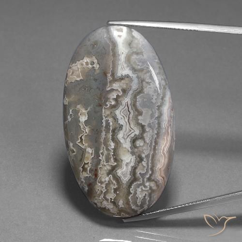 53.45ct طبيعي متعدد الألوان يشب أو جاسبر, بيضوي, غير شفاف