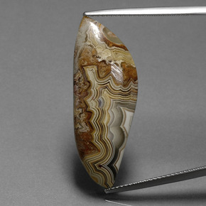 يشب أو جاسبر متعدد الألوان طبيعي، شكل خيالي، 15.18 قيراط، غير شفاف