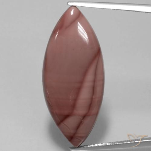 16.18ct طبيعي متعدد الألوان يشب أو جاسبر, ماركيز, غير شفاف