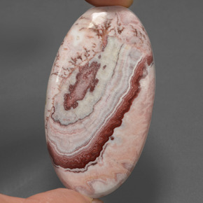 يشب أو جاسبر متعدد الألوان طبيعي، قصة بيضاوى، 55.89 قيراط، غير شفاف