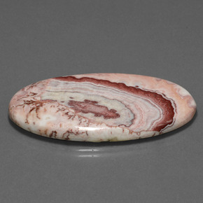 يشب أو جاسبر متعدد الألوان طبيعي، قصة بيضاوى، 55.89 قيراط، غير شفاف