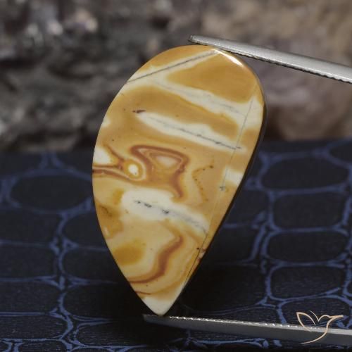 23.21ct طبيعي متعدد الألوان يشب أو جاسبر, فانسى, غير شفاف
