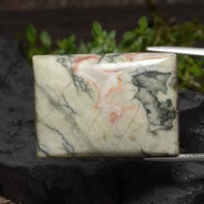 يشب أو جاسبر متعدد الألوان طبيعي، باجيت، 59.34 قيراط، غير شفاف