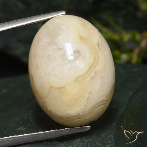 16.47ct طبيعي متعدد الألوان يشب أو جاسبر, بيضوي, غير شفاف