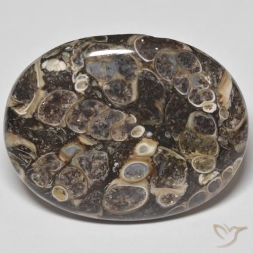 52.92ct طبيعي متعدد الألوان يشب أو جاسبر, بيضوي, غير شفاف
