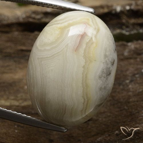 18.89ct طبيعي متعدد الألوان يشب أو جاسبر, بيضوي, غير شفاف