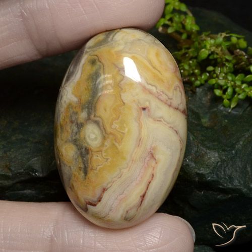 63.09ct طبيعي متعدد الألوان يشب أو جاسبر, بيضوي, غير شفاف