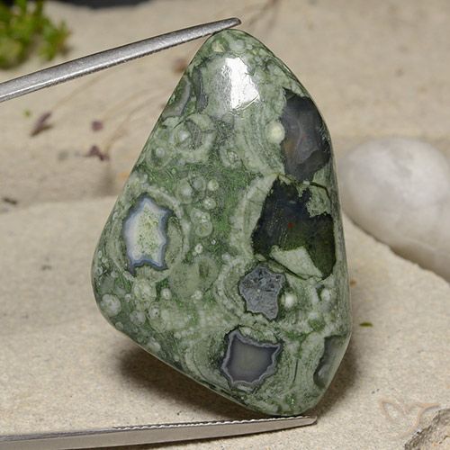41.76ct طبيعي متعدد الألوان يشب أو جاسبر, فانسى, غير شفاف
