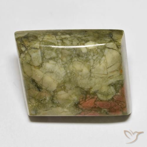 17.80ct طبيعي متعدد الألوان يشب أو جاسبر, فانسى, غير شفاف