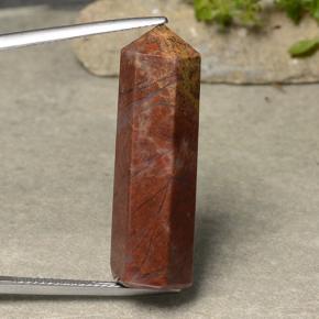 يشب أو جاسبر متعدد الألوان طبيعي، شكل خيالي، 25.52 قيراط، غير شفاف