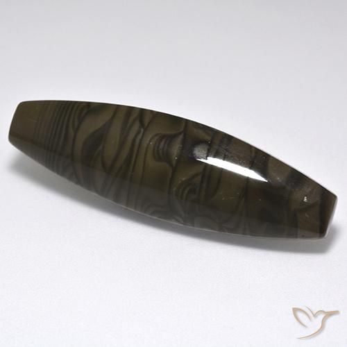 21.93ct طبيعي بنى مسود يشب أو جاسبر, فانسى, غير شفاف