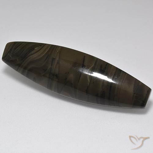 22.30ct طبيعي بني غامق يشب أو جاسبر, فانسى, غير شفاف