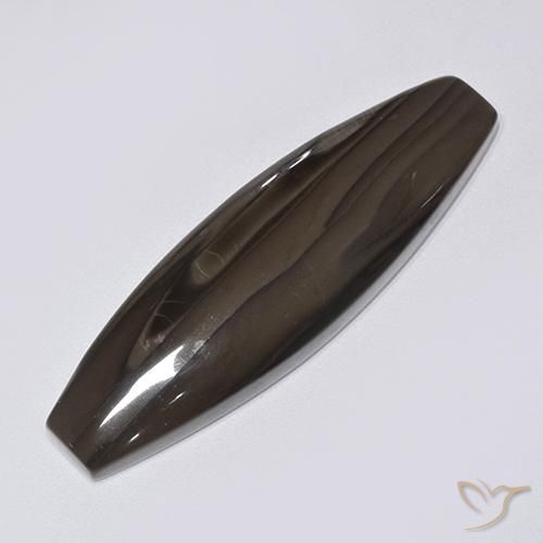 22.16ct طبيعي بني غامق يشب أو جاسبر, فانسى, غير شفاف