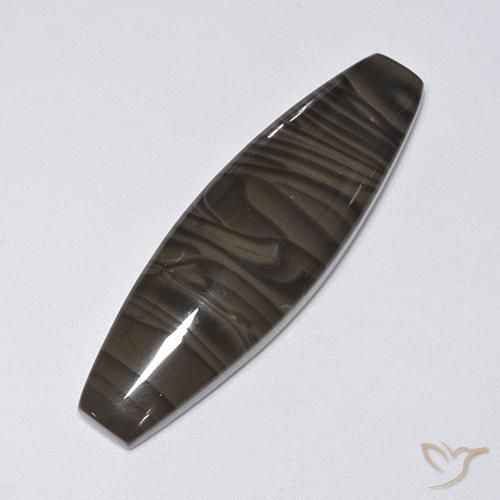 21.96ct طبيعي بنى متوسط يشب أو جاسبر, فانسى, غير شفاف