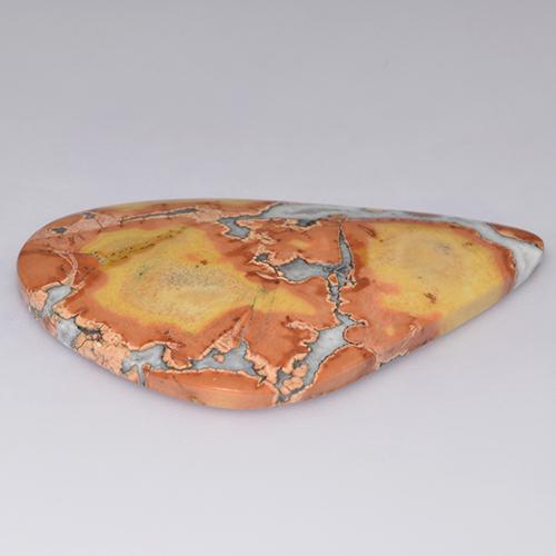 يشب أو جاسبر متعدد الألوان طبيعي، شكل خيالي، 41.91 قيراط، غير شفاف