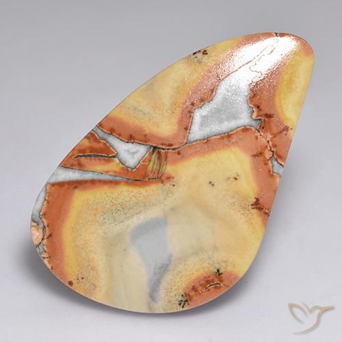 35.36ct طبيعي متعدد الألوان يشب أو جاسبر, فانسى, غير شفاف