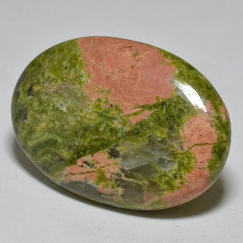 يشب أو جاسبر متعدد الألوان طبيعي، قصة بيضاوى، 25.51 قيراط، غير شفاف