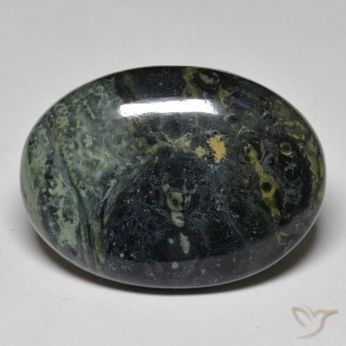 34.00ct طبيعي متعدد الألوان يشب أو جاسبر, بيضوي, غير شفاف