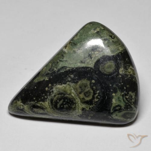 35.75ct طبيعي متعدد الألوان يشب أو جاسبر, شكل الكمثرى, غير شفاف