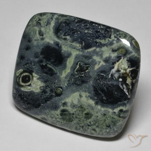 35.95ct طبيعي متعدد الألوان يشب أو جاسبر, وسادة, غير شفاف