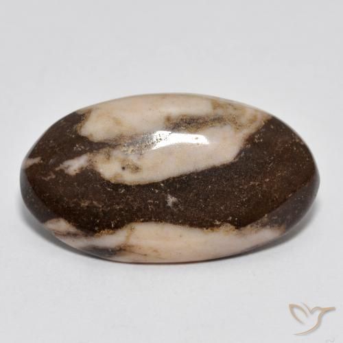 9.67ct طبيعي متعدد الألوان يشب أو جاسبر, بيضوي, غير شفاف