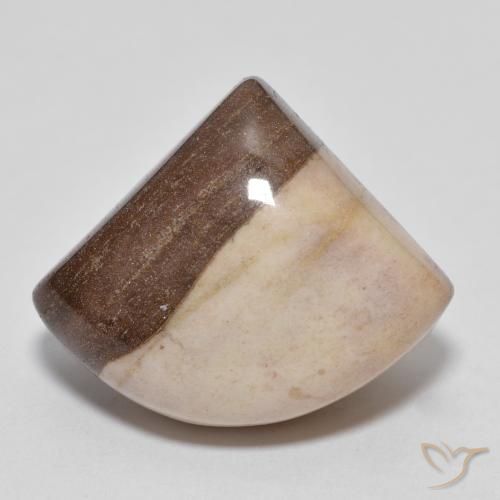 17.27ct طبيعي متعدد الألوان يشب أو جاسبر, فانسى, غير شفاف