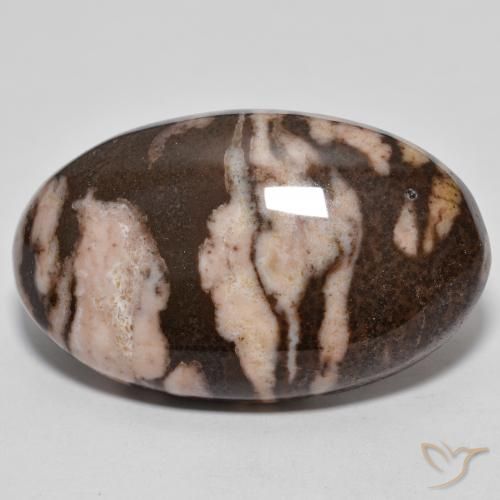 25.70ct طبيعي متعدد الألوان يشب أو جاسبر, بيضوي, غير شفاف
