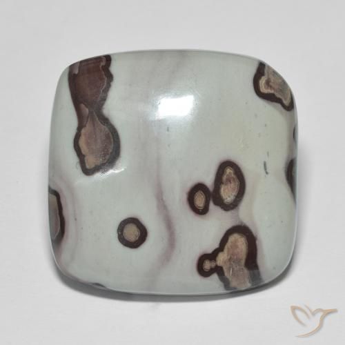 29.21ct طبيعي متعدد الألوان يشب أو جاسبر, وسادة, غير شفاف