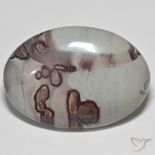 57.73ct طبيعي متعدد الألوان يشب أو جاسبر, بيضوي, غير شفاف