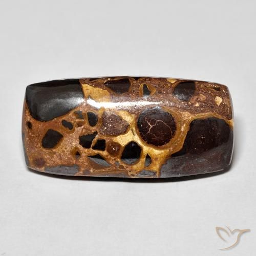 21.10ct طبيعي متعدد الألوان يشب أو جاسبر, وسادة, غير شفاف