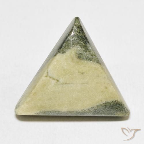 20.82ct طبيعي متعدد الألوان يشب أو جاسبر, مثلثى, غير شفاف