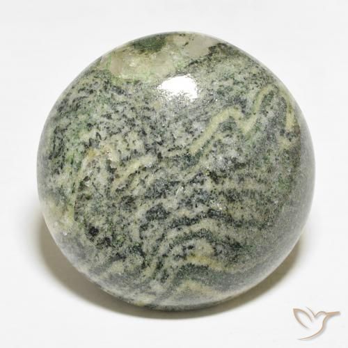 29.33ct طبيعي متعدد الألوان يشب أو جاسبر, دائري, غير شفاف