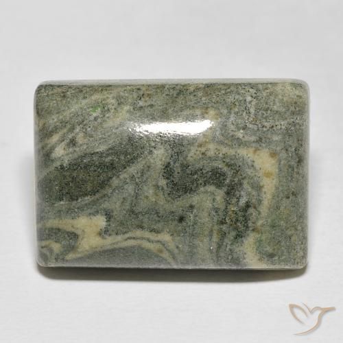 35.49ct طبيعي متعدد الألوان يشب أو جاسبر, باجيت, غير شفاف