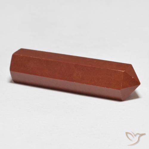 يشب أو جاسبر بنى القرفة طبيعي، شكل خيالي، 21.67 قيراط، غير شفاف