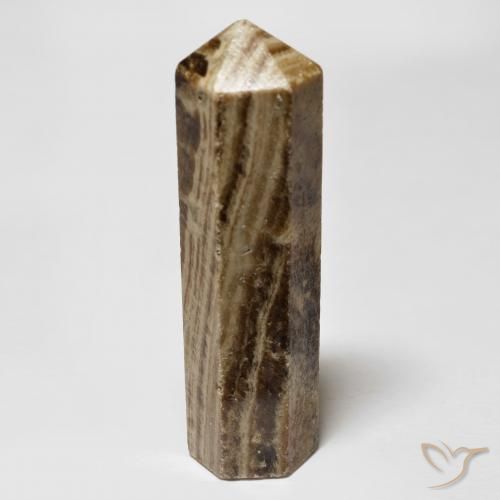 34.77ct طبيعي بنى الجوز يشب أو جاسبر, فانسى, غير شفاف
