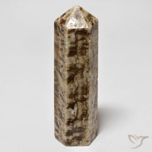 40.92ct طبيعي بنى متوسط يشب أو جاسبر, فانسى, غير شفاف