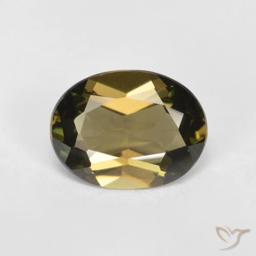 0.92ct طبيعي بنى رائع كورنيروبين, بيضوي, VVS