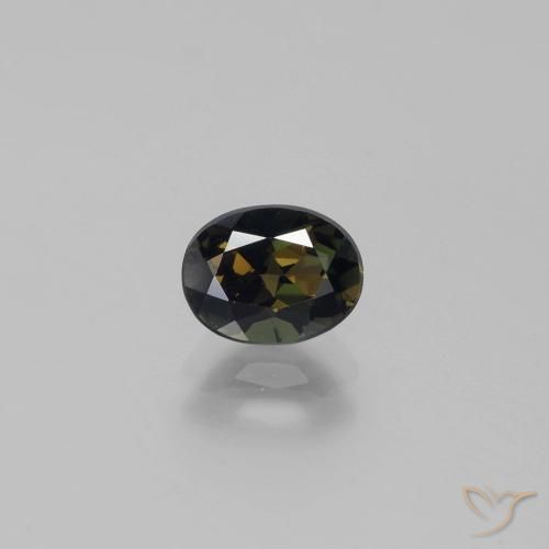 1.19ct طبيعي بنى شيكولاتى كورنيروبين, بيضوي, VS-SI