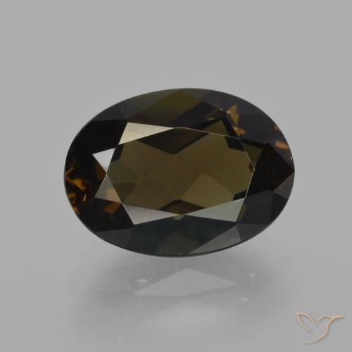 2.75ct طبيعي بنى شيكولاتى كورنيروبين, بيضوي, VVS