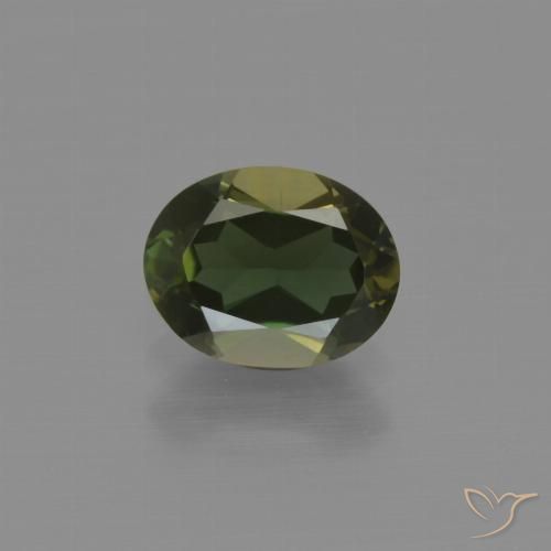 1.08ct طبيعي بني غامق كورنيروبين, بيضوي, VVS