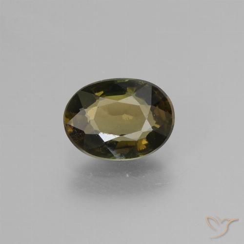 1.54ct طبيعي بنى متوسط كورنيروبين, بيضوي, قليلا جدا