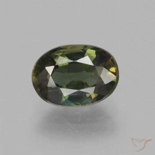1.92ct طبيعي الأخضر الغامق كورنيروبين, بيضوي, قليلا جدا