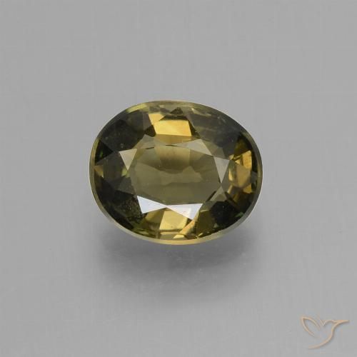 1.44ct طبيعي بنى متوسط كورنيروبين, بيضوي, قليلا جدا