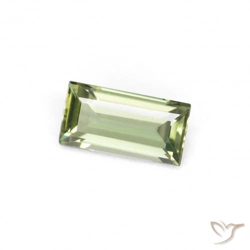 كورنيروبين Medium Light Green طبيعي، باجيت، 0.31 قيراط، VVS-VS