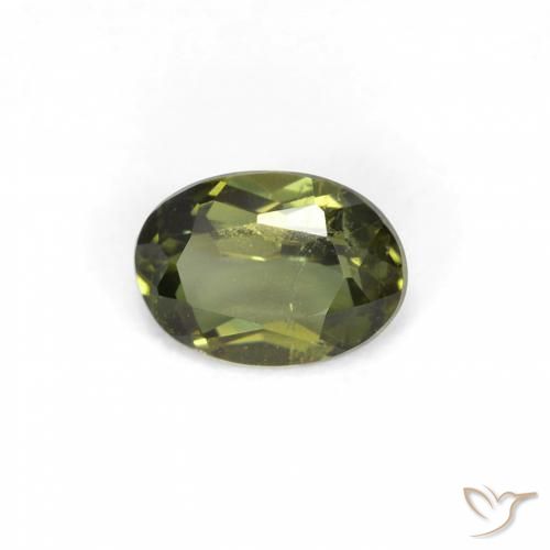0.37ct طبيعي أخضر الغابة فاتح كورنيروبين, بيضوي, قليلا جدا