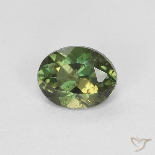 0.31ct طبيعي أخضر ترابى كورنيروبين, بيضوي, VS-SI, Photo A