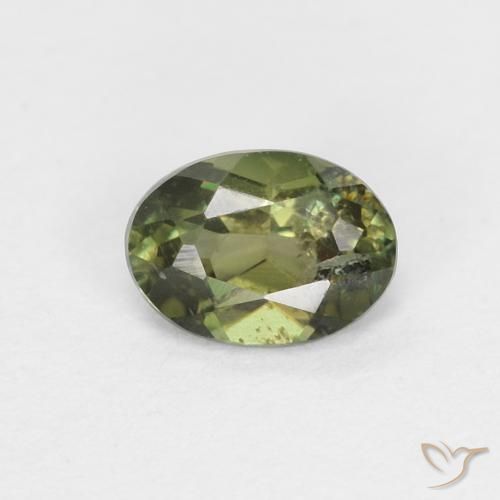 0.36ct طبيعي الأخضر الغامق كورنيروبين, بيضوي, VS-SI